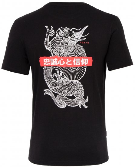 Loyalty & Faith Helix T-shirt Black - Tricouri - Tricouri Bărbați Mărimi Mari