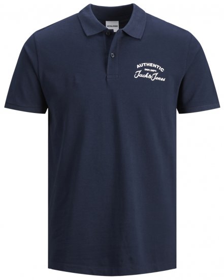 Jack & Jones JJHERO Polo Navy - Tricouri polo - Tricouri Polo Bărbați Mărimi Mari