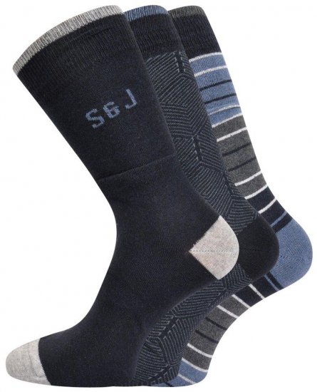 Smith & Jones Hessa 3-pack Socks (46-49) - Lenjerie intimă & costum baie - Lenjerie Intimă Bărbați Mărimi Mari