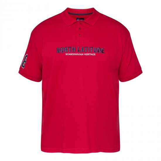 North Latitude Logo Polo Galben/portocaliu - TALL tricouri polo - Tricouri polo TALL pentru bărbați înalți
