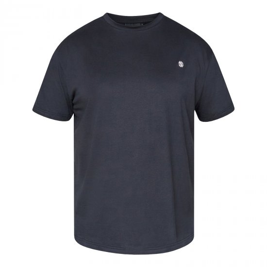 North Latitude T-Shirt With Back Print Negru - Tricouri - Tricouri Bărbați Mărimi Mari