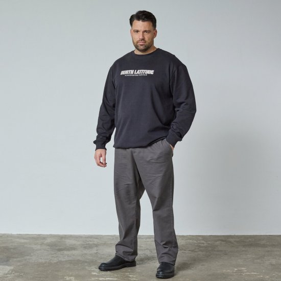 North Latitude Crewneck Sweatshirt Negru - TALL pulovere - Bluze și hanorace TALL