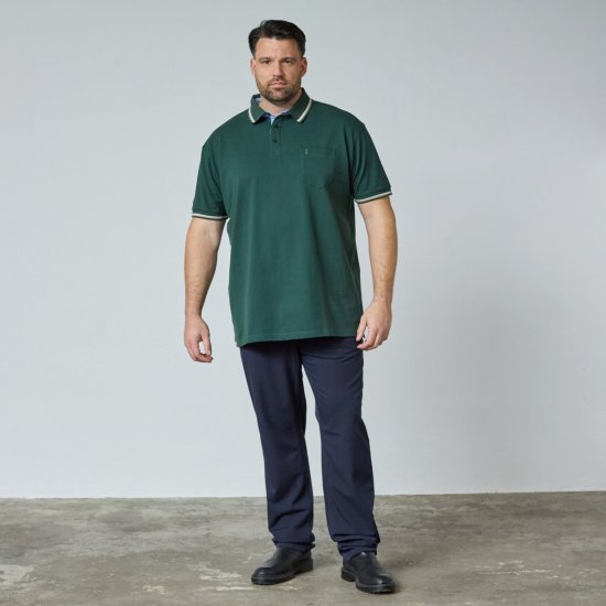 North Latitude Superflex Polo Verde/Khaki - TALL tricouri polo - Tricouri polo TALL pentru bărbați înalți