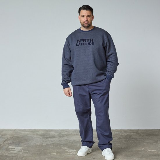 North Latitude Crewneck Logo Sweat Albastru marin - TALL pulovere - Bluze și hanorace TALL