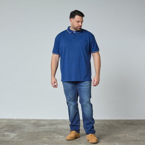 North Latitude Superflex Polo Albastru - TALL tricouri polo - Tricouri polo TALL pentru bărbați înalți