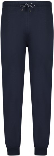 Adamo Jakob Pyjama Pants with Cuffs Navy - Lenjerie intimă & costum baie - Lenjerie Intimă Bărbați Mărimi Mari