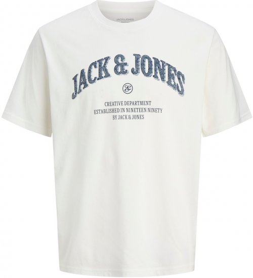 Jack & Jones Denver Graphic T-Shirt Beige - Tricouri - Tricouri Bărbați Mărimi Mari