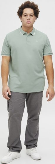 Jack & Jones AUSTIN CLASSIC Polo Iceberg Green - Tricouri polo - Tricouri Polo Bărbați Mărimi Mari