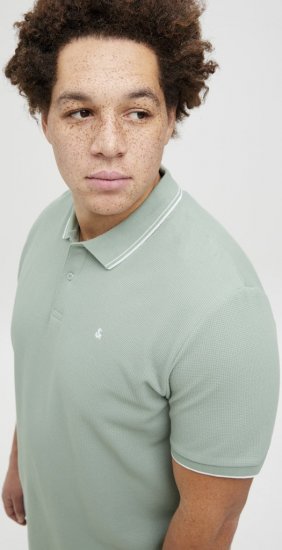 Jack & Jones AUSTIN CLASSIC Polo Iceberg Green - Tricouri polo - Tricouri Polo Bărbați Mărimi Mari