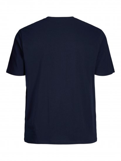 Jack & Jones Logo T-Shirt Navy - Tricouri - Tricouri Bărbați Mărimi Mari