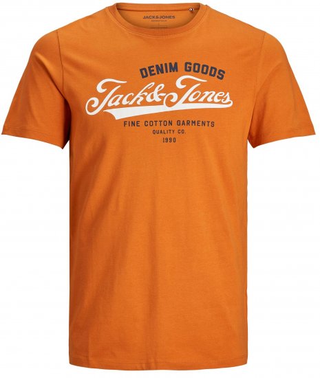 Jack & Jones Elogo T-Shirt Hawaiian Sunset - Tricouri - Tricouri Bărbați Mărimi Mari