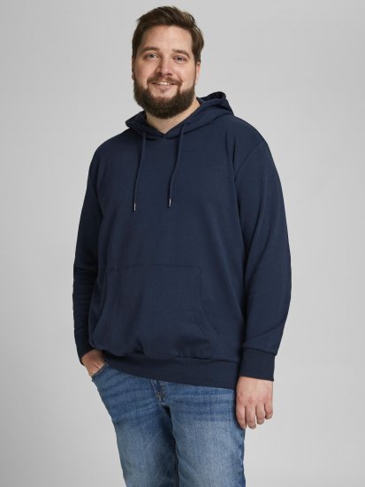 Jack & Jones Basic Sweat Hood Navy Blazer - Pulovere & hanorace - Pulovere & Hanorace Bărbați Mărimi Mari