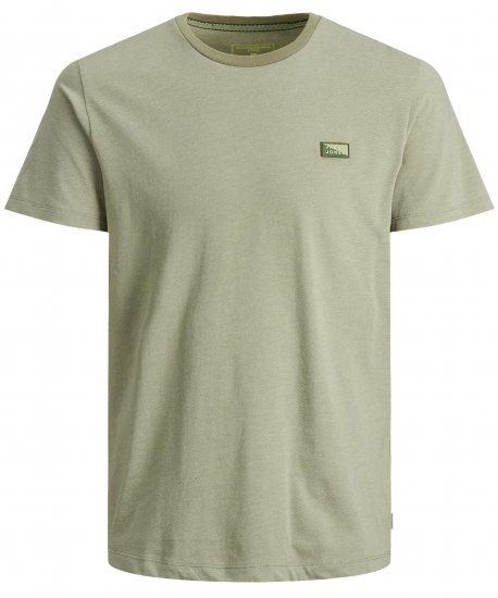 Jack & Jones Schultz Crew Neck T-Shirt Green - Tricouri - Tricouri Bărbați Mărimi Mari