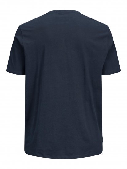 Jack & Jones Joshua T-shirt Navy - Tricouri - Tricouri Bărbați Mărimi Mari