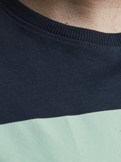 Jack & Jones Joshua T-shirt Navy - Tricouri - Tricouri Bărbați Mărimi Mari