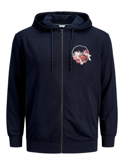 Jack & Jones Califlomax Sweat Hood Navy blazer - Pulovere & hanorace - Pulovere & Hanorace Bărbați Mărimi Mari