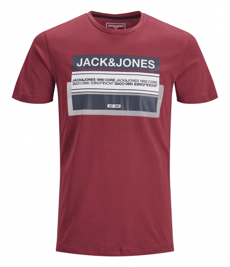 Jack & Jones Booster T-shirt Sun-Dried Tomato - Tricouri - Tricouri Bărbați Mărimi Mari