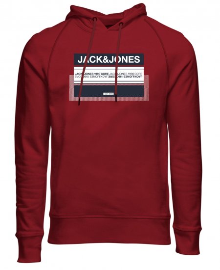 Jack & Jones Booster Hoodie Sun-Dried Tomato - Pulovere & hanorace - Pulovere & Hanorace Bărbați Mărimi Mari