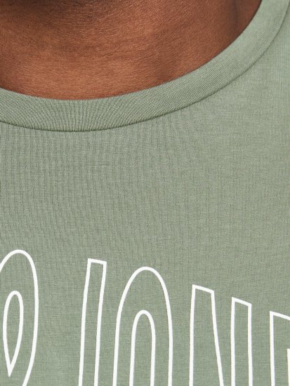 Jack & Jones Preston T-Shirt Sea Spray - Tricouri - Tricouri Bărbați Mărimi Mari