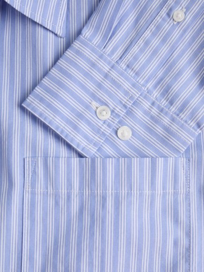 Jack & Jones Cody Poplin Long Sleeve Shirt Windsurfer - Cămăși - Cămăși Bărbați Mărimi Mari