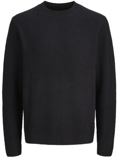 Jack & Jones Maverick Crew Neck Knitted Sweater Black - Pulovere & hanorace - Pulovere & Hanorace Bărbați Mărimi Mari