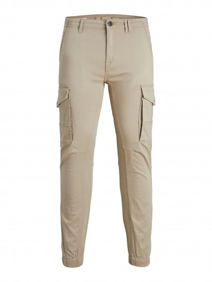 Jack & Jones JPSTPAUL Cuffed Cargopants Sand - Blugi & pantaloni - Blugi & Pantaloni Bărbați Mărimi Mari