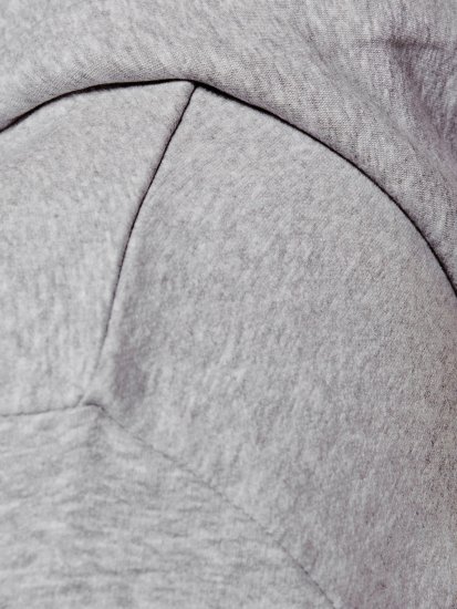 Jack & Jones CORP LOGO Hoodie Light Gray - Pulovere & hanorace - Pulovere & Hanorace Bărbați Mărimi Mari