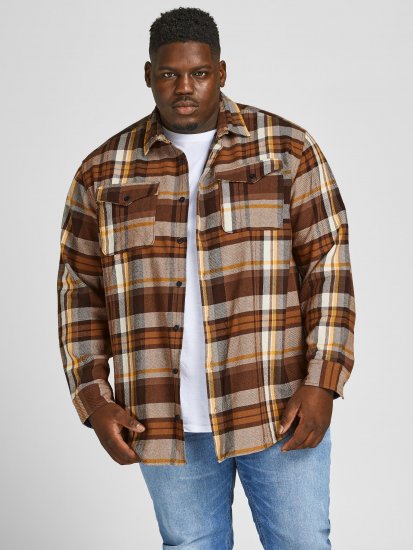Jack & Jones JPRBLUWOODLAND Checked Shirt - Cămăși - Cămăși Bărbați Mărimi Mari