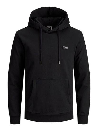 Jack & Jones JCOKING SWEAT HOOD Black - Pulovere & hanorace - Pulovere & Hanorace Bărbați Mărimi Mari