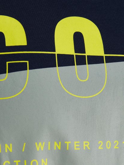 Jack & Jones JCOBOOSTER TEE Navy - Tricouri - Tricouri Bărbați Mărimi Mari