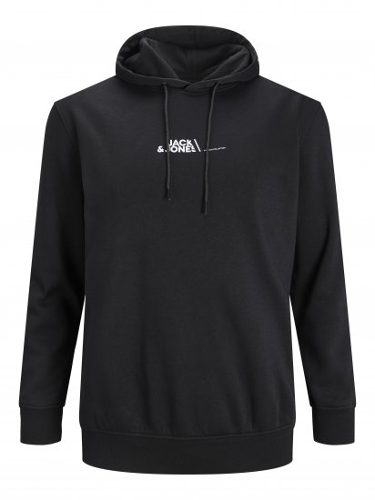 Jack & Jones JPRBLABOOSTER SWEAT Black - Pulovere & hanorace - Pulovere & Hanorace Bărbați Mărimi Mari