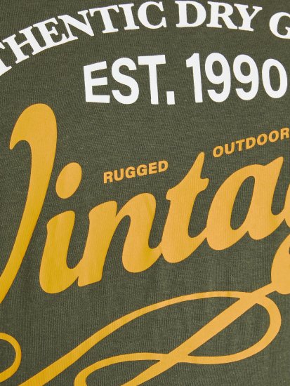 Jack & Jones JPRBLUBOOSTER TEE Khaki - Tricouri - Tricouri Bărbați Mărimi Mari