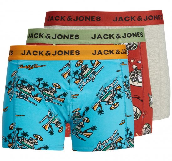 Jack & Jones JACJAXON Boxers 3-pack - Lenjerie intimă & costum baie - Lenjerie Intimă Bărbați Mărimi Mari