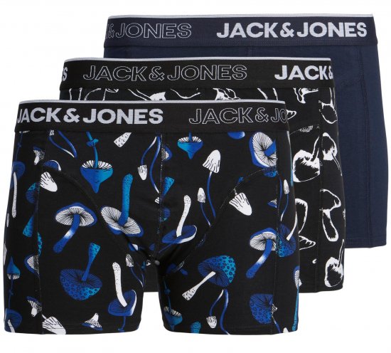 Jack & Jones JACMUSHROOM Boxers 3-pack - Lenjerie intimă & costum baie - Lenjerie Intimă Bărbați Mărimi Mari