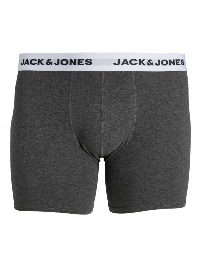 Jack & Jones BASIC White WB Trunks 5-Pack Green - Lenjerie intimă & costum baie - Lenjerie Intimă Bărbați Mărimi Mari