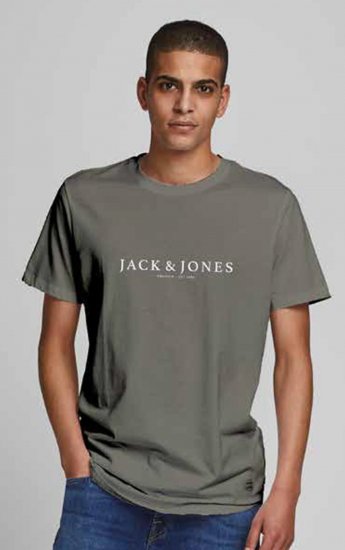 Jack & Jones JPRBLABOOSTER T-shirt Green - Tricouri - Tricouri Bărbați Mărimi Mari