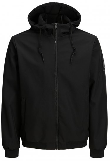 Jack & Jones JCOCLASSIC Waffle Jacket Black - Geci - Geci Bărbați Mărimi Mari