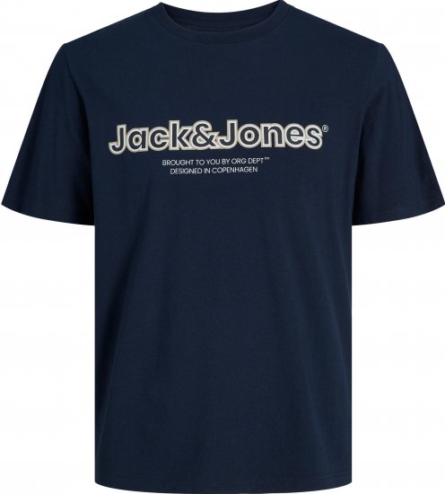 Jack & Jones JORLAKEWOOD BRANDING T-SHIRT - Tricouri - Tricouri Bărbați Mărimi Mari