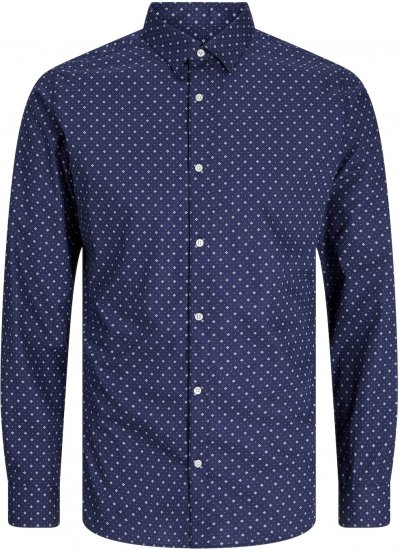 Jack & Jones JOE Dress Shirt LS Navy Blazer - Cămăși - Cămăși Bărbați Mărimi Mari
