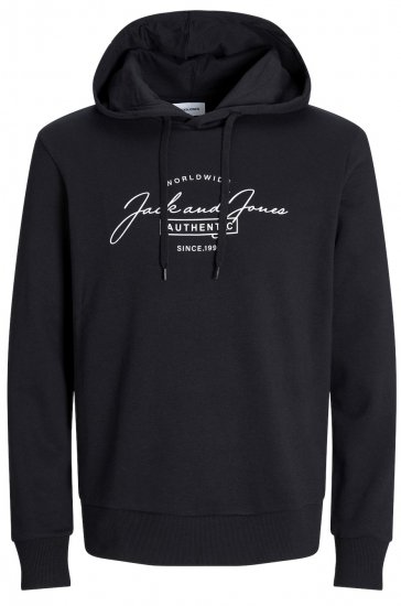 Jack & Jones JJFERRIS SWEAT Hoodie Black - Pulovere & hanorace - Pulovere & Hanorace Bărbați Mărimi Mari
