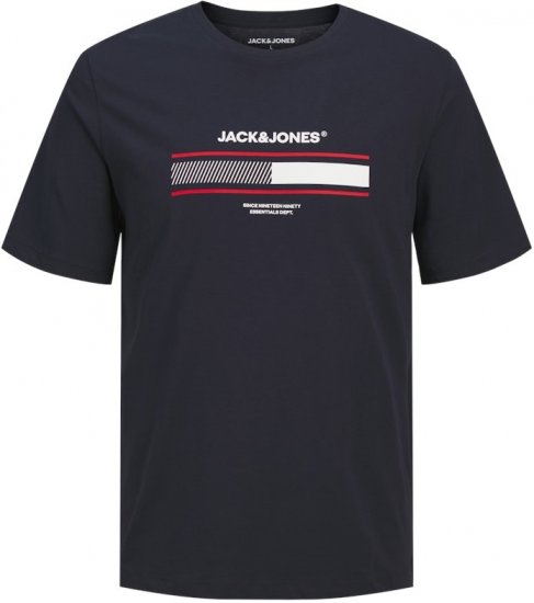 Jack & Jones SOUTH T-Shirt Navy Blazer - Tricouri - Tricouri Bărbați Mărimi Mari