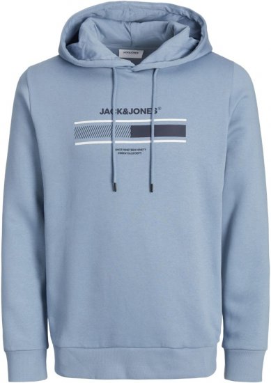 Jack & Jones South Hoodie Light Blue - Pulovere & hanorace - Pulovere & Hanorace Bărbați Mărimi Mari