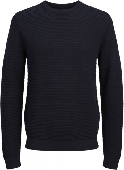 Jack & Jones OTTO Knitted Sweater Navy - Pulovere & hanorace - Pulovere & Hanorace Bărbați Mărimi Mari