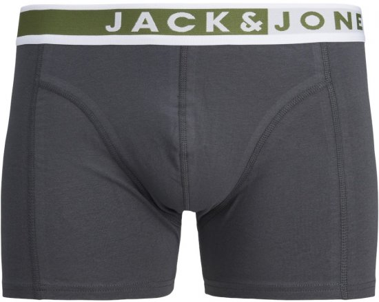 Jack & Jones JACKARIM Trunks 3-Pack Red - Lenjerie intimă & costum baie - Lenjerie Intimă Bărbați Mărimi Mari
