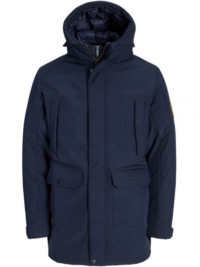 Jack & Jones Finn Softshell Parka Sky Captain - Geci - Geci Bărbați Mărimi Mari