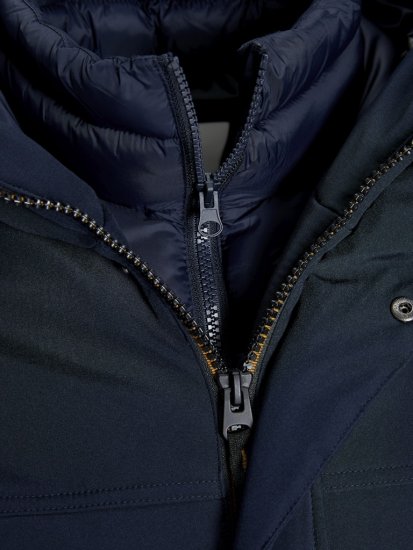 Jack & Jones Finn Softshell Parka Sky Captain - Geci - Geci Bărbați Mărimi Mari