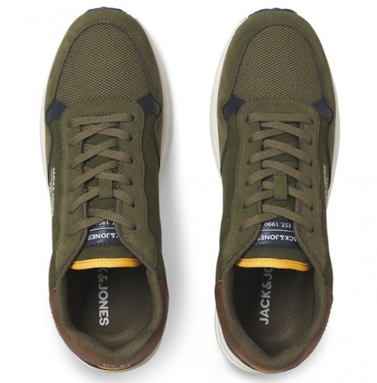 Jack & Jones Beech Combo Sneakers Green - Bărbați pantofi 40-52 - 