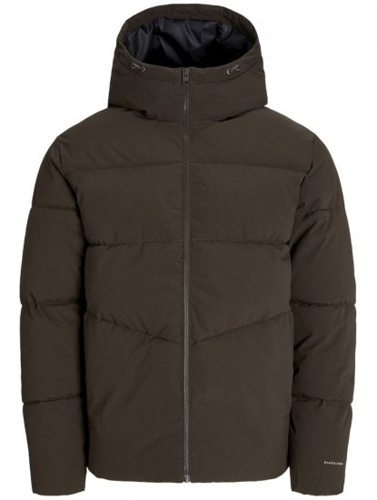 Jack & Jones Global Puffer Jacket Brown - Geci - Geci Bărbați Mărimi Mari