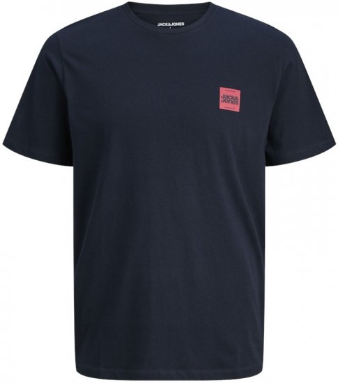 Jack & Jones Brandy Crew Neck T-Shirt Sky Captain - Tricouri - Tricouri Bărbați Mărimi Mari