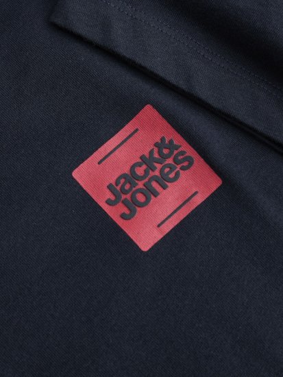 Jack & Jones Brandy Crew Neck T-Shirt Sky Captain - Tricouri - Tricouri Bărbați Mărimi Mari